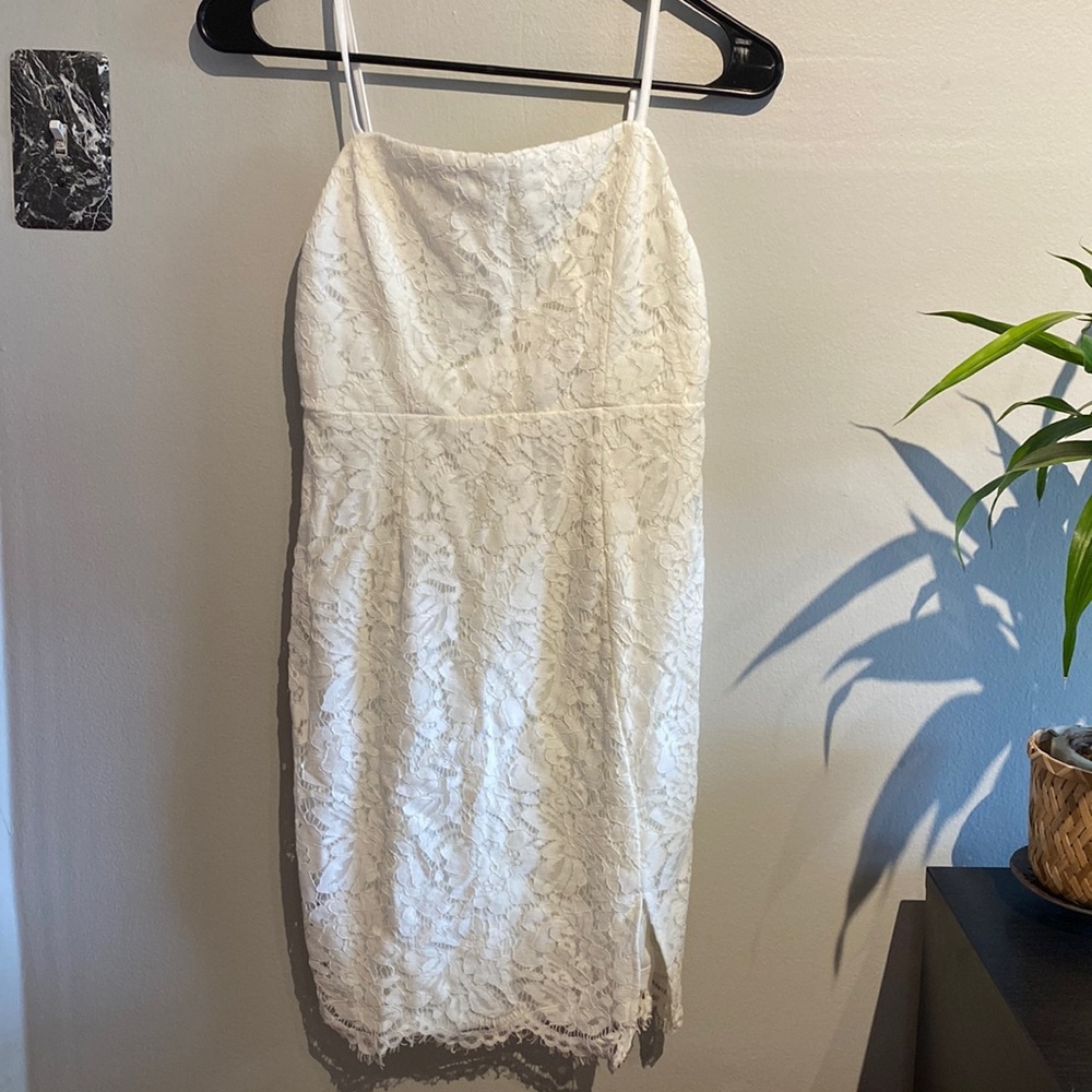 White Lace Dress